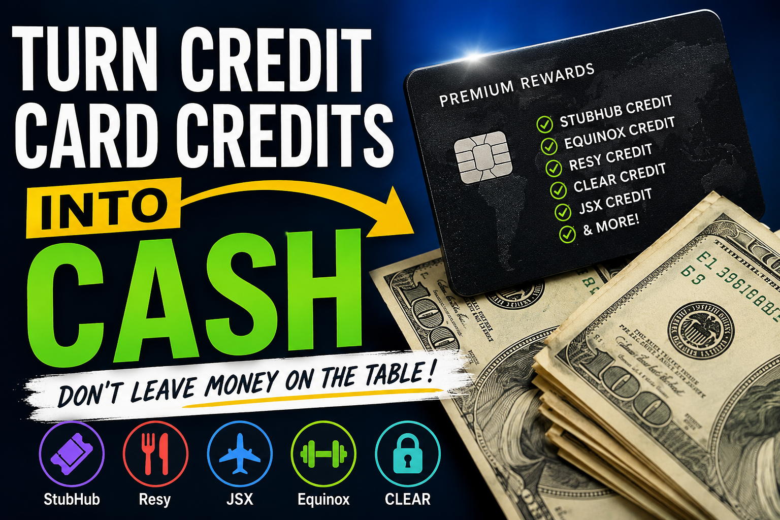 Turn Credit Card Credits Into Cash